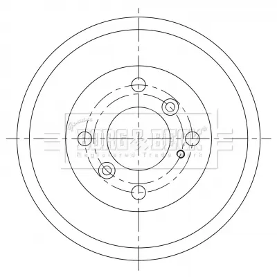 спирачен барабан BORG & BECK         