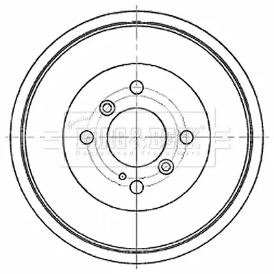 спирачен барабан BORG & BECK         
