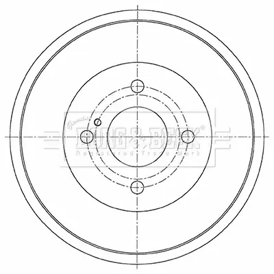 спирачен барабан BORG & BECK         