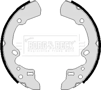 Комплект спирачна челюст BORG & BECK