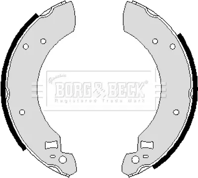 Комплект спирачна челюст BORG & BECK