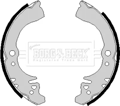 Комплект спирачна челюст BORG & BECK
