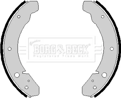 Комплект спирачна челюст BORG & BECK