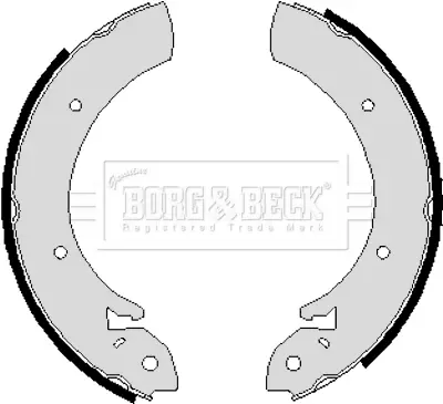 Комплект спирачна челюст BORG & BECK
