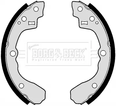 комплект спирачна челюст BORG & BECK         
