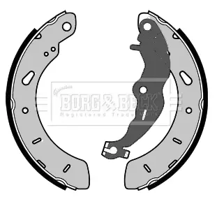 комплект спирачна челюст BORG & BECK         