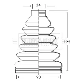 маншон, полуоска BORG & BECK         