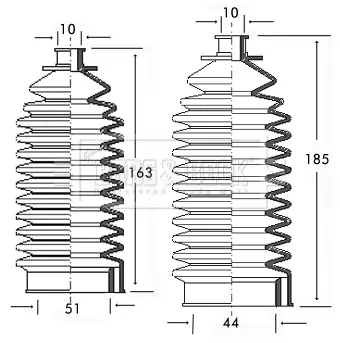 комплект маншон, кормилно управление BORG & BECK         