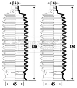 комплект маншон, кормилно управление BORG & BECK         