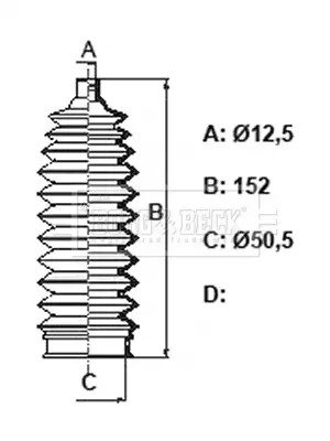 комплект маншон, кормилно управление BORG & BECK         