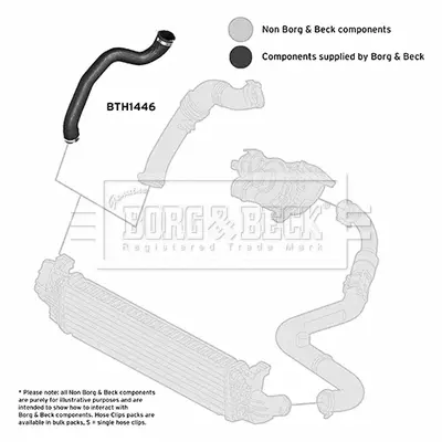 въздуховод за турбината BORG & BECK         