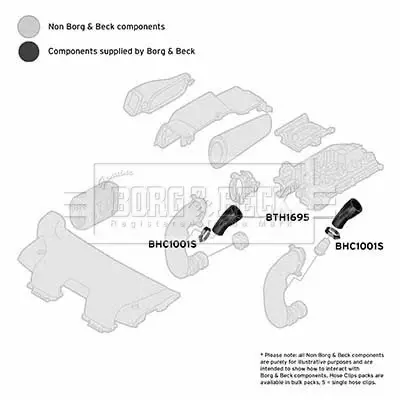въздуховод за турбината BORG & BECK         