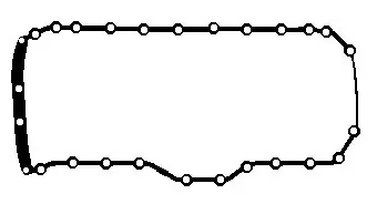 уплътнение, маслена вана (картер) BGA                 