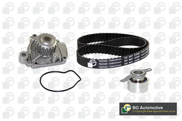 водна помпа- к-кт ангренажен ремък BGA                 