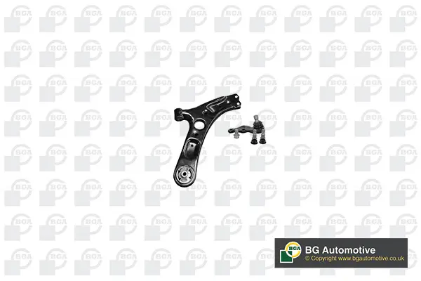 носач, окачване на колелата BGA                 