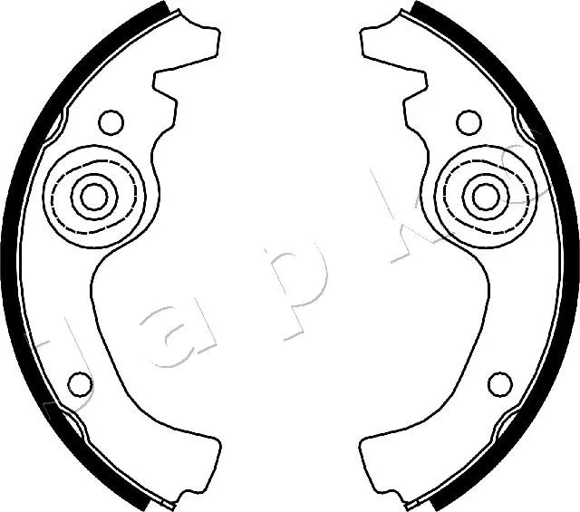 комплект спирачна челюст JAPKO               