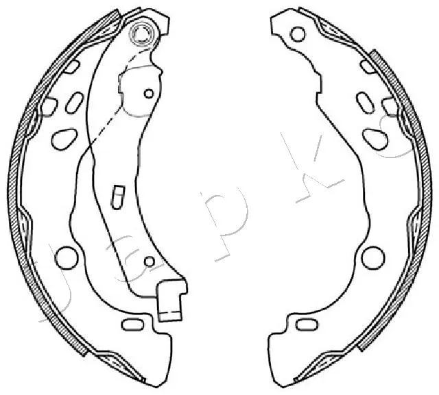 комплект спирачна челюст JAPKO               