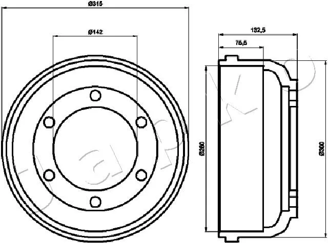спирачен барабан JAPKO               