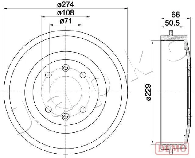 спирачен барабан JAPKO               