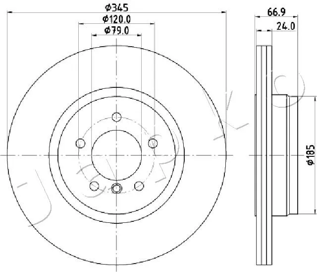 спирачен диск JAPKO               