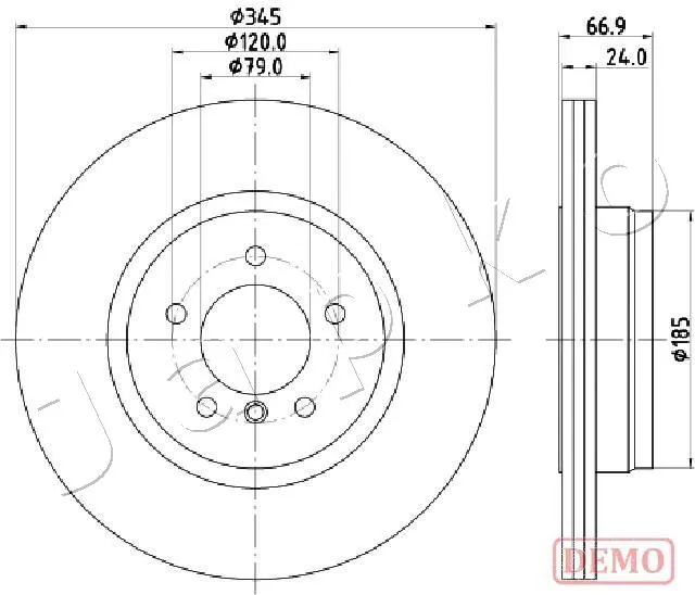 спирачен диск JAPKO               