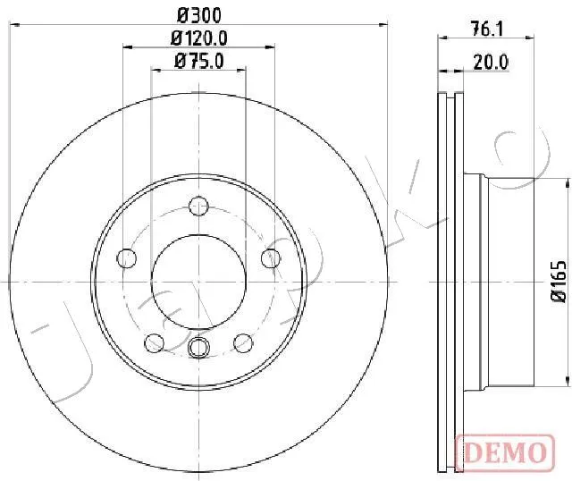 спирачен диск JAPKO               