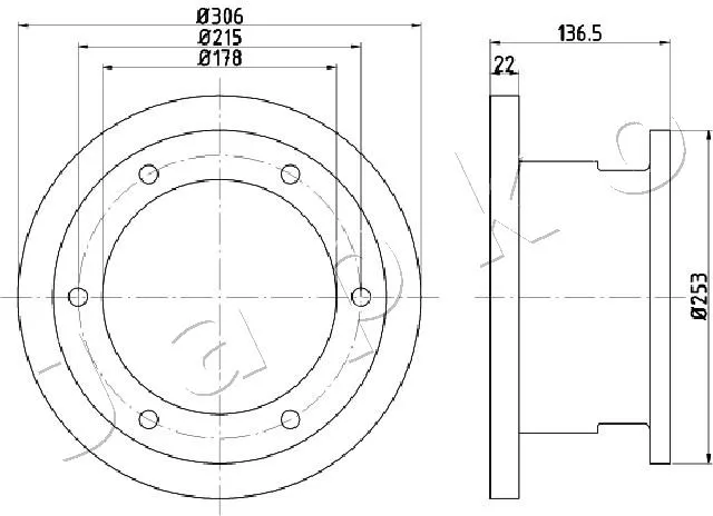спирачен диск JAPKO               