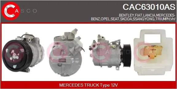 компресор, климатизация CASCO               