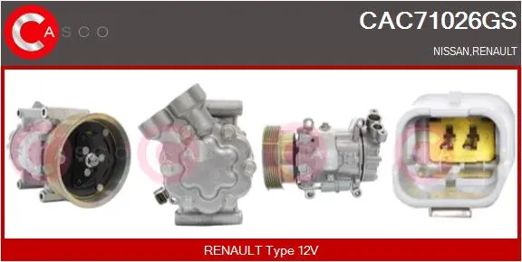 компресор, климатизация CASCO               