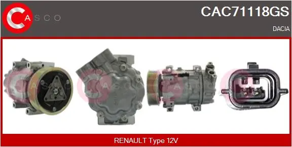 компресор, климатизация CASCO               