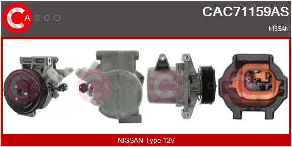 компресор, климатизация CASCO               