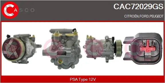 компресор, климатизация CASCO               