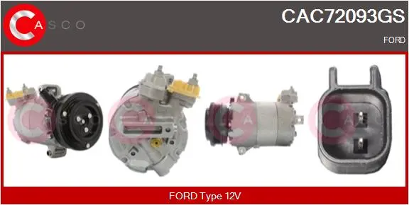 компресор, климатизация CASCO               