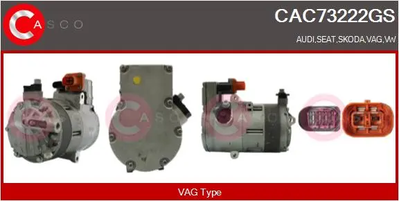 компресор, климатизация CASCO               