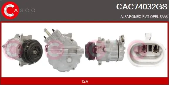 компресор, климатизация CASCO               