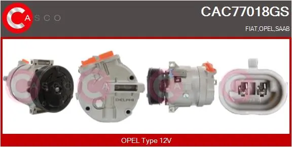 компресор, климатизация CASCO               