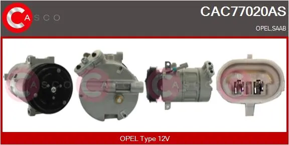 компресор, климатизация CASCO               