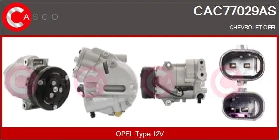 компресор, климатизация CASCO               