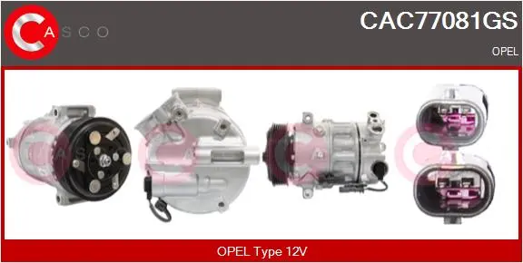 компресор, климатизация CASCO               