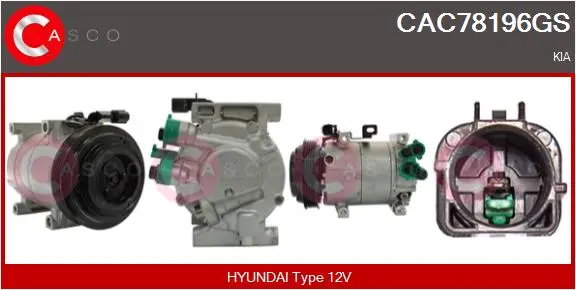 компресор, климатизация CASCO               