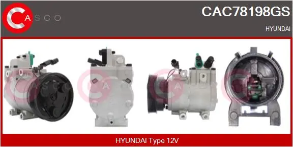 компресор, климатизация CASCO               