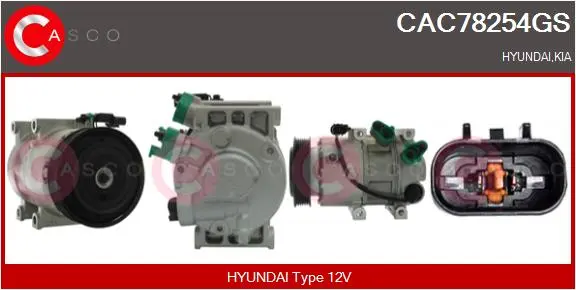 компресор, климатизация CASCO               