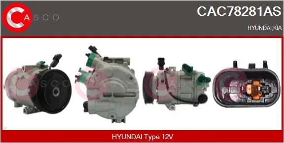 компресор, климатизация CASCO               