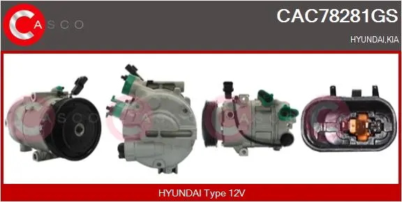 компресор, климатизация CASCO               