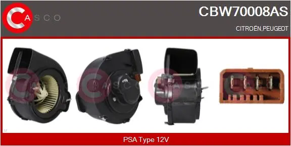 вентилатор вътрешно пространство CASCO               