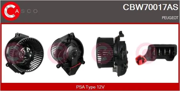 вентилатор вътрешно пространство CASCO               