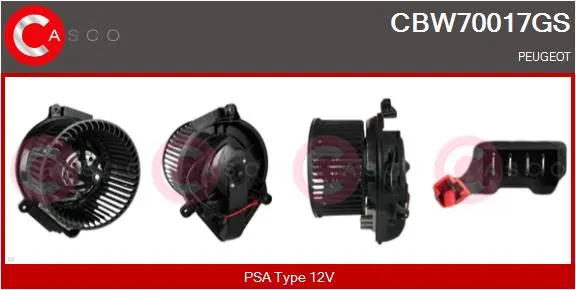 вентилатор вътрешно пространство CASCO               