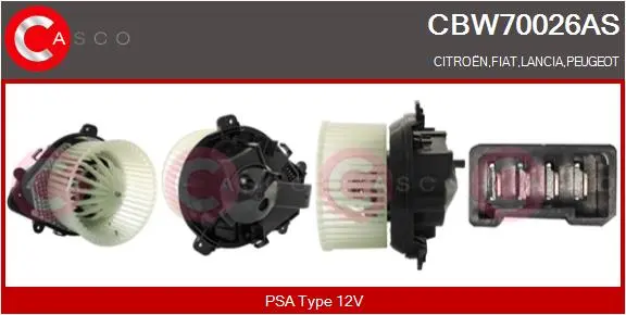 вентилатор вътрешно пространство CASCO               