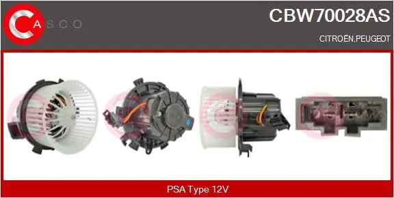 вентилатор вътрешно пространство CASCO               