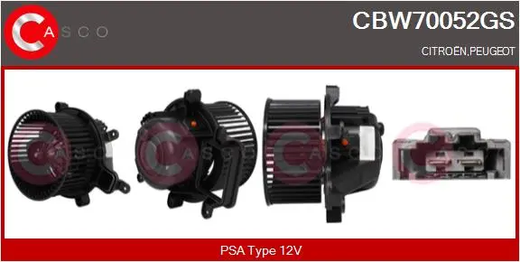 вентилатор вътрешно пространство CASCO               